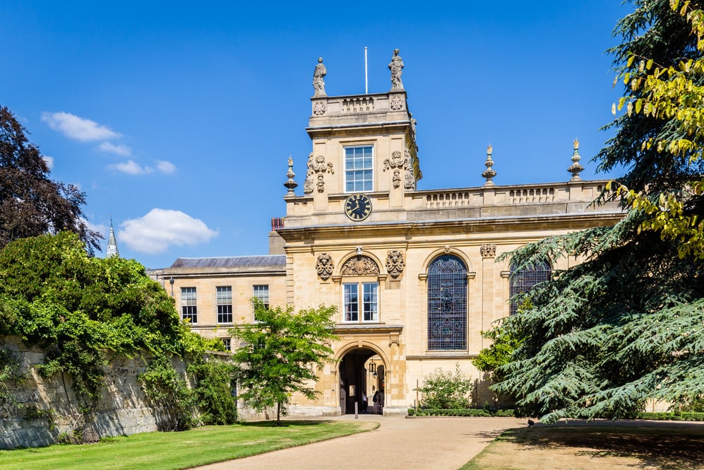 College Building in Oxford, UK